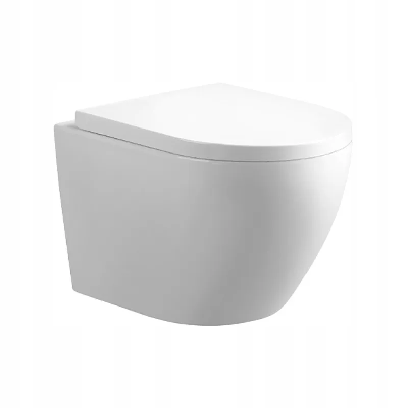 ZESTAW PODTYNKOWY WC STELAŻ GEBERIT DUOFIX MISKA MIZU-WH-RIM-02 PRZYCISK DELTA 50 CZARNY MAT
