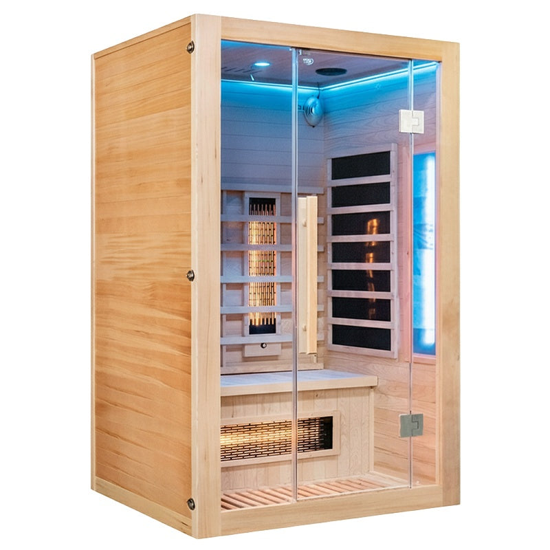 SAUNA SUCHA INFRARED NISKOTEMPERATUROWA ALTA2 2-3 OSOBOWA 120x105 CM ALTA2