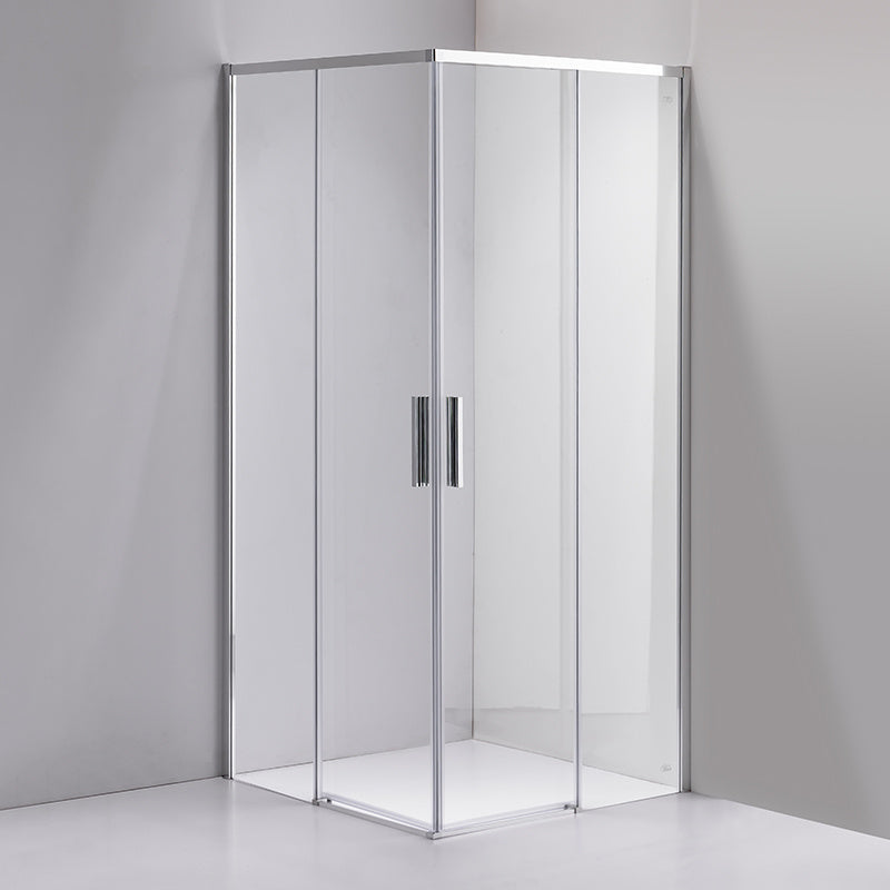 KABINA PRYSZNICOWA KWADRATOWA SUPER SLIM NOVA CHROM 90x90 CM 6 MM NOVA-CH-90X90