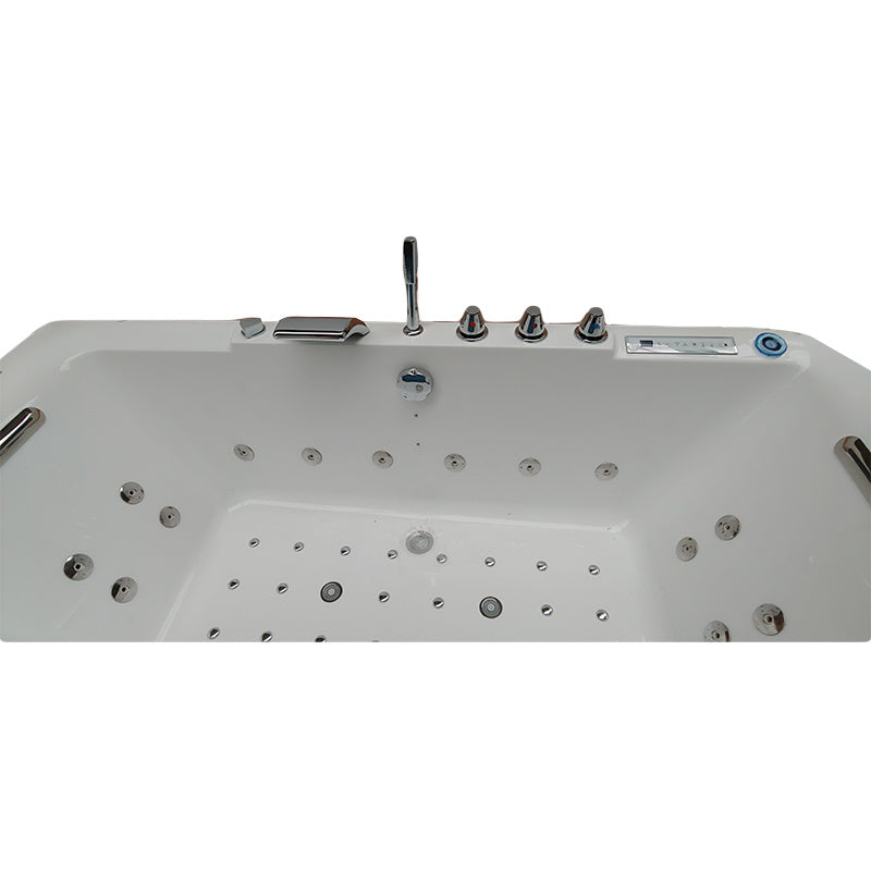 WANNA Z HYDROMASAŻEM Z PODGRZEWACZEM CARINA 938 BIAŁA 182x82 CM CARINA-938-182X82