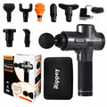 PISTOLET DO MASAŻU MASAŻER DO PLECÓW CIAŁA MASSAGE GUN + 8 KOŃCÓWEK RP08 RP08
