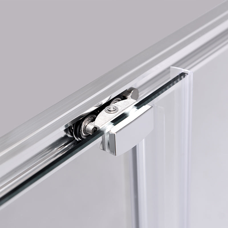 KABINA PRYSZNICOWA KWADRATOWA SUPER SLIM NOVA CHROM 90x90 CM 6 MM NOVA-CH-90X90