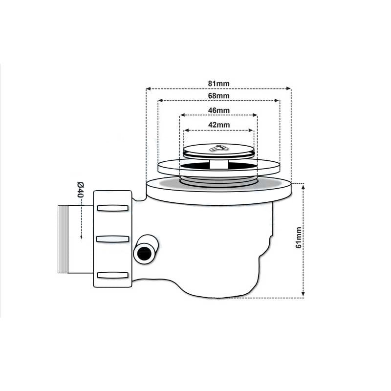 BRODZIK PRYSZNICOWY PIĘCIOKĄTNY WYSOKI SXL07C BIAŁY 100x100 CM SXL07C-WH-100