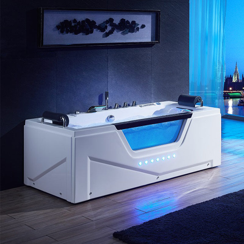 WANNA Z HYDROMASAŻEM Z PODGRZEWACZEM CARINA 938 BIAŁA 182x82 CM CARINA-938-182X82