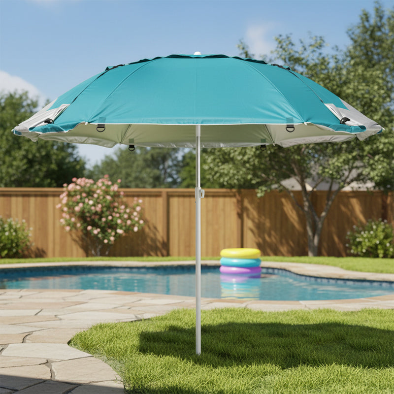 PARASOL PLAŻOWY OGRODOWY BALKONOWY TRITON 1A NIEBIESKI 180 CM TRITON-1A-BLUE