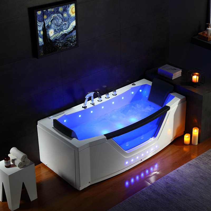 WANNA Z HYDROMASAŻEM URAN 931 BIAŁA 170x76 CM URAN-931-170