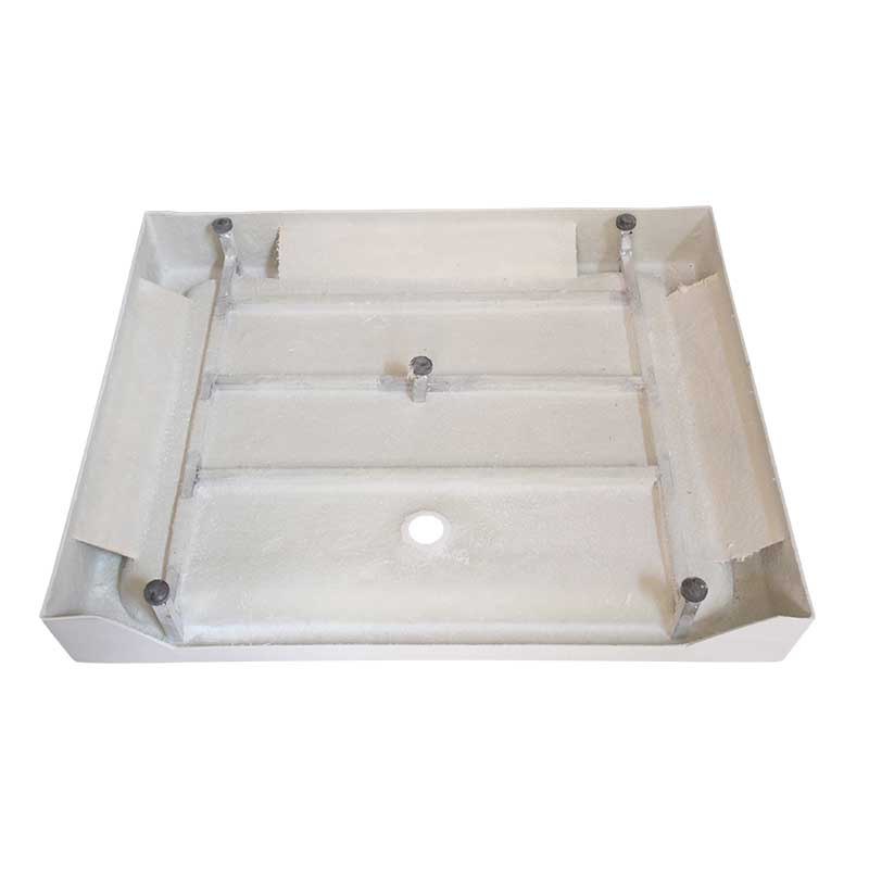 BRODZIK PRYSZNICOWY PROSTOKĄTNY WYSOKI SXL04B BIAŁY 110x90 CM SXL04B-WH-110X90