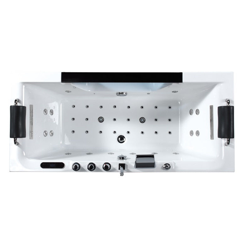 WANNA Z HYDROMASAŻEM Z PODGRZEWACZEM CARINA 938 BIAŁA 182x82 CM CARINA-938-182X82