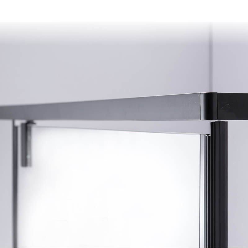 KABINA PRYSZNICOWA PROSTOKĄTNA BS16A CZARNA 100x90 CM BS16A-100X90