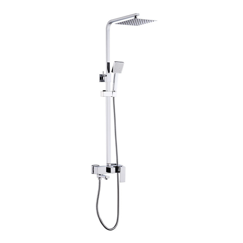 BATERIA PRYSZNICOWA ŁAZIENKOWA Z DESZCZOWNICĄ F170A CHROM F170A