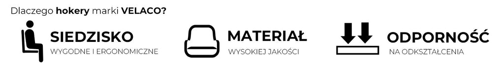 HOKER KRZESŁO BAROWE STOŁEK Z KÓŁKAMI RONI CZARNY PODSTAWA CHROM SKÓRA PU RONI-BL-CH