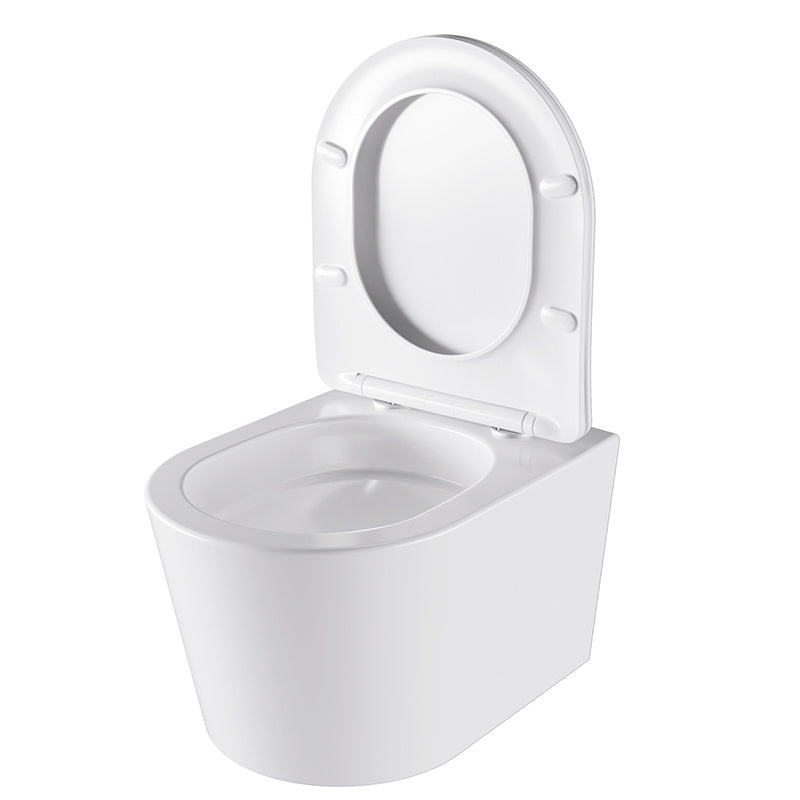 MISKA WC WISZĄCA TORNADO ELITE-WH-03 BIAŁA DESKA WOLNOOPADAJĄCA DUROPLAST ELITE-WH-03