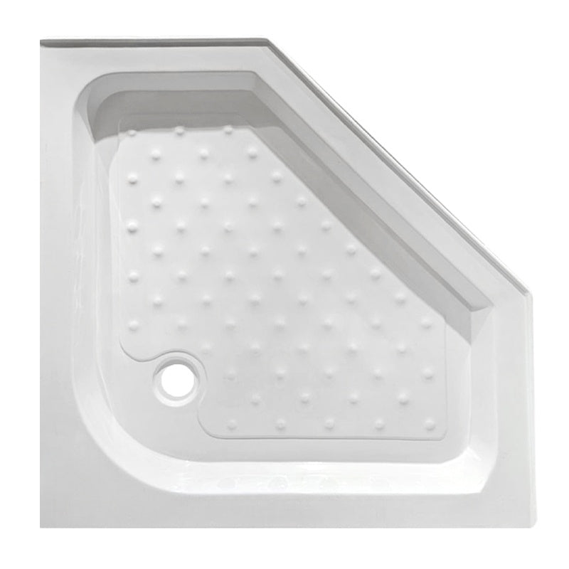BRODZIK PRYSZNICOWY PIĘCIOKĄTNY WYSOKI SXL07C BIAŁY 100x100 CM SXL07C-WH-100