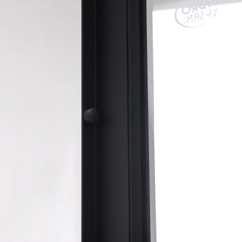 DRZWI PRYSZNICOWE SLIM NOVA NOVA CZARNE 120 CM 6 MM NOVA-BL-120