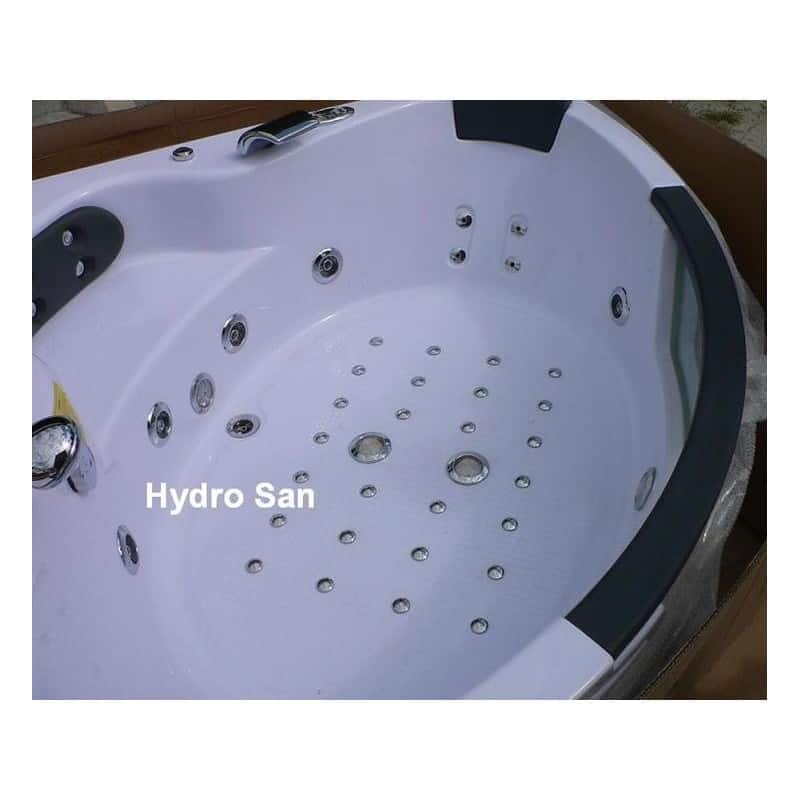WANNA Z HYDROMASAŻEM TIGA 604 BIAŁA 152x152 CM TIGA-604-152