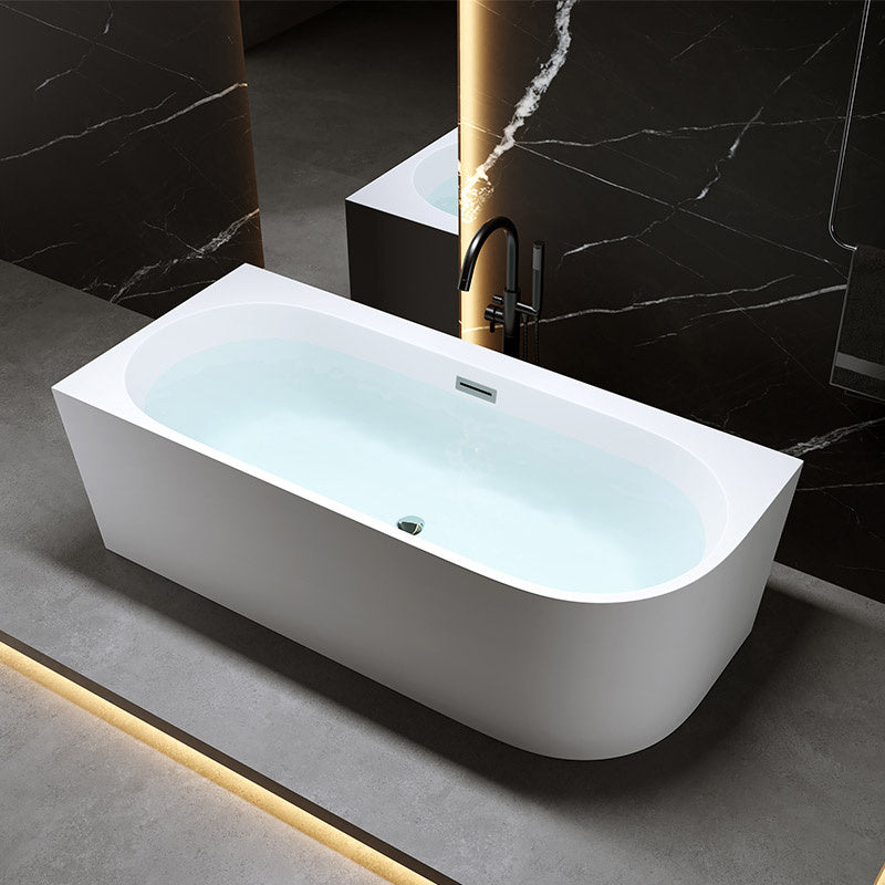 WANNA WOLNOSTOJĄCA PRZYŚCIENNA MERA 509D LEWA BIAŁA PRZELEW CHROM 170x75 CM MERA-509D-L-170X75
