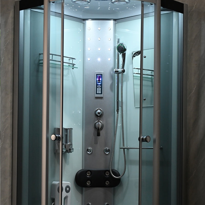 KABINA PRYSZNICOWA Z HYDROMASAŻEM WSH7120W BIAŁA 90x90 CM WSH7120W-90