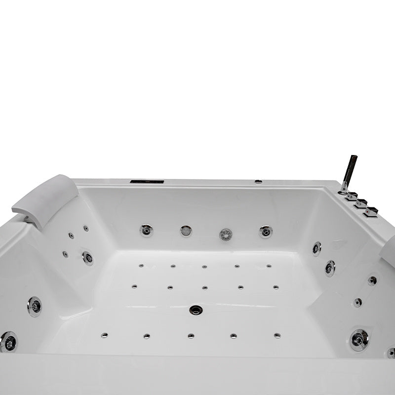 WANNA Z HYDROMASAŻEM DIABLO 666 DO ZABUDOWY BIAŁA 180x150 CM + OBUDOWA DIABLO-666-180+OBUD