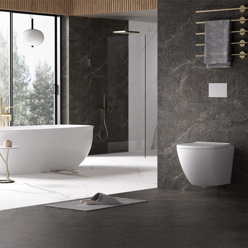 MISKA WC WISZĄCA RIMLESS PURO-WH-02 BIAŁA DESKA WOLNOOPADAJĄCA DUROPLAST PURO-WH-02