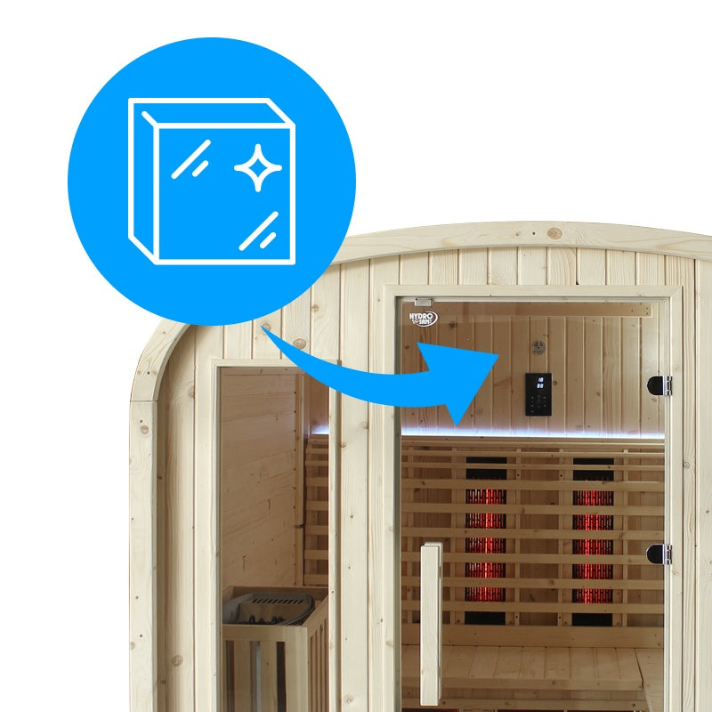 SAUNA OGRODOWA KOMBO FIŃSKA - INFRARED BECZKA VANTA VANTA