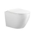 MISKA WC WISZĄCA TORNADO FLOW-WH-TR-03 BIAŁA DESKA WOLNOOPADAJĄCA DUROPLAST FLOW-WH-TR-03