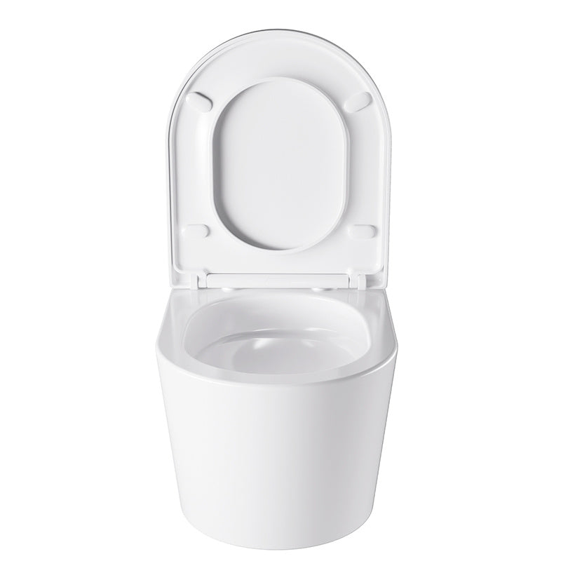 MISKA WC WISZĄCA TORNADO ELITE-WH-02 BIAŁA DESKA WOLNOOPADAJĄCA DUROPLAST ELITE-WH-02