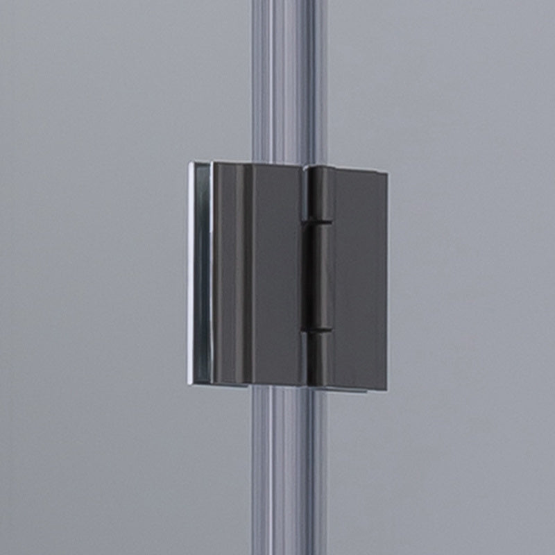 KABINA PRYSZNICOWA KWADRATOWA + BRODZIK KZ1290B/SXL02B CHROM/CZARNY 90x90 KZ1290B+SXL02B-BL