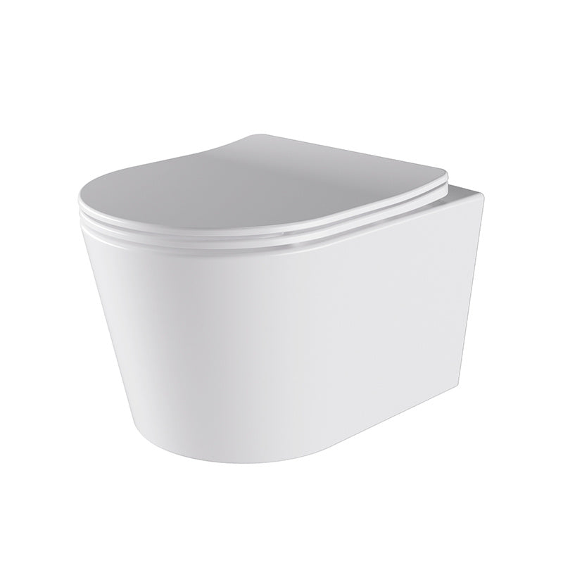 MISKA WC WISZĄCA TORNADO ELITE-WH-03 BIAŁA DESKA WOLNOOPADAJĄCA DUROPLAST ELITE-WH-03
