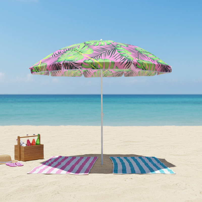 PARASOL PLAŻOWY OGRODOWY BALKONOWY KORAL 1C 180 CM KORAL-1C