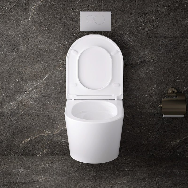 MISKA WC WISZĄCA TORNADO ELITE-WH-02 BIAŁA DESKA WOLNOOPADAJĄCA DUROPLAST ELITE-WH-02