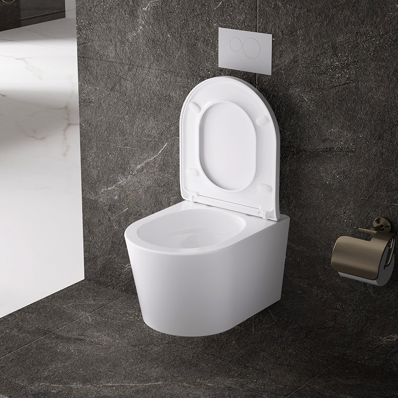 MISKA WC WISZĄCA TORNADO ELITE-WH-02 BIAŁA DESKA WOLNOOPADAJĄCA DUROPLAST ELITE-WH-02