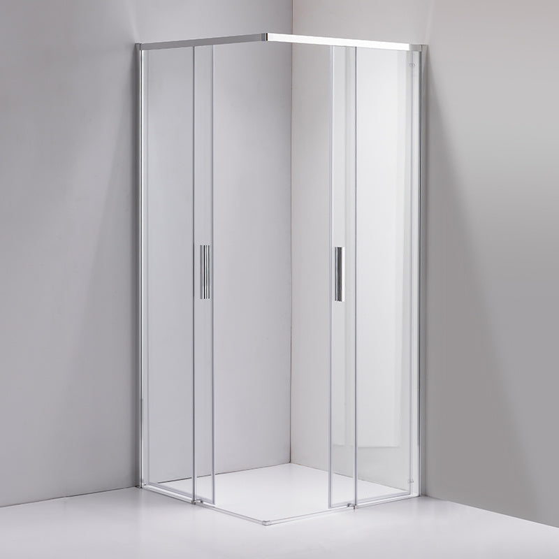 KABINA PRYSZNICOWA KWADRATOWA SUPER SLIM NOVA CHROM 90x90 CM 6 MM NOVA-CH-90X90