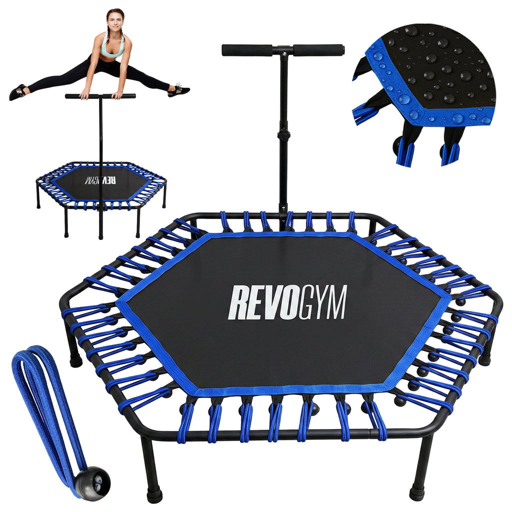 TRAMPOLINA FITNESS NIEBIESKA 130 CM TRAMP-FITNESS-130