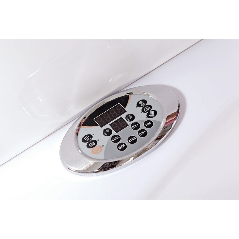 WANNA Z HYDROMASAŻEM TIGA 604 BIAŁA 152x152 CM TIGA-604-152