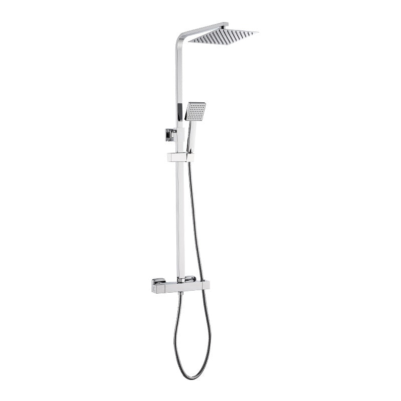 BATERIA PRYSZNICOWA Z TERMOSTATEM I DESZCZOWNICĄ T153A CHROM T153A