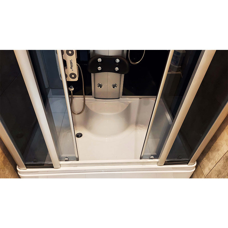 WSH7716 KABINA Z HYDROMASAŻEM BLACK WSH7716-120X85