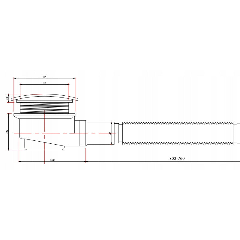 KABINA PRYSZNICOWA KWADRATOWA Z BRODZIKIEM BS10A/ST02A CZARNA/BIAŁY 80x80 CM BS10A+ST02A-WH