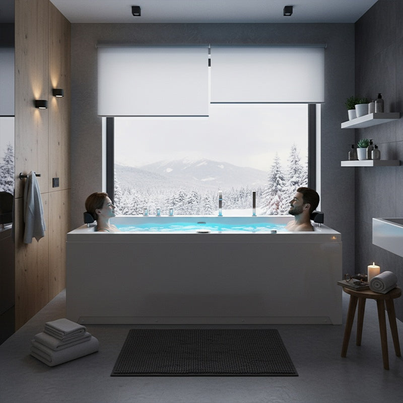 WANNA Z HYDROMASAŻEM RAMONA 640 BIAŁA 180x90 CM RAMONA-640-180X90