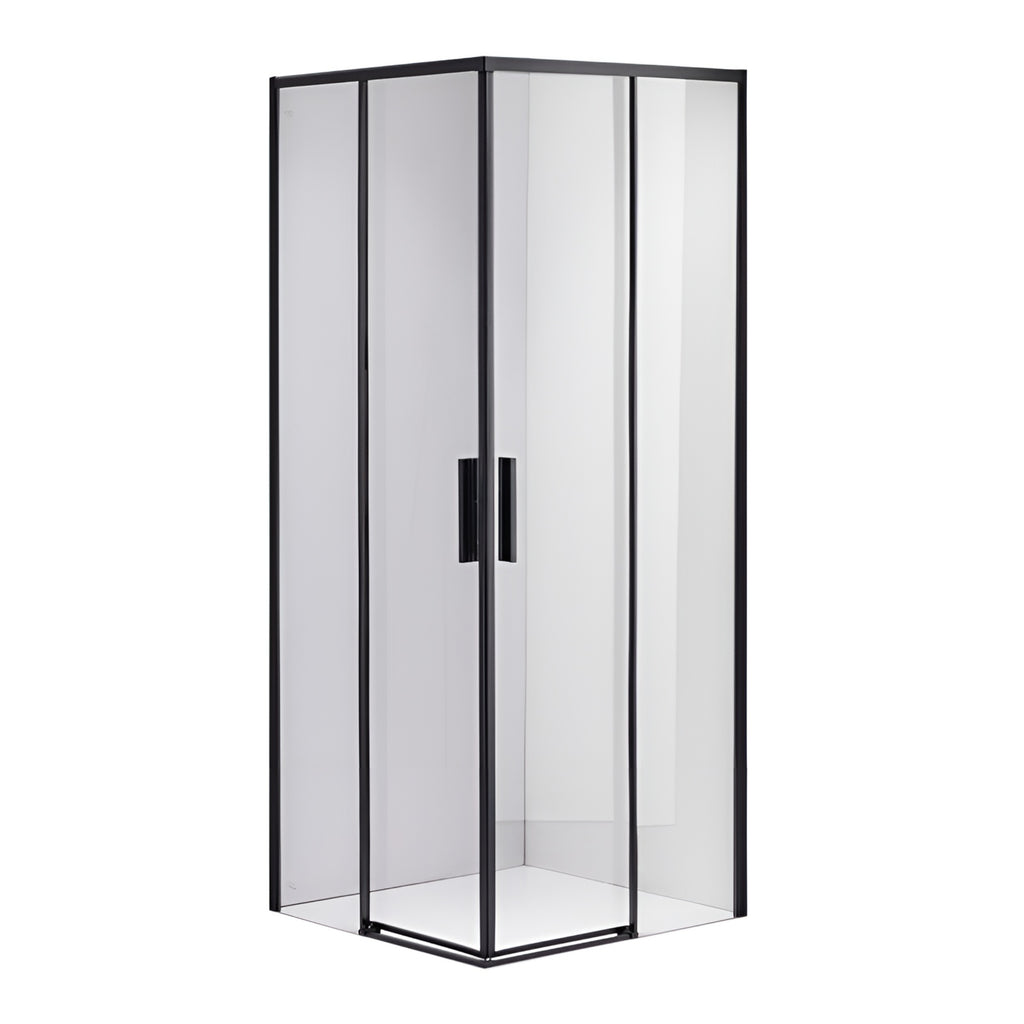 KABINA PRYSZNICOWA KWADRATOWA SUPER SLIM NOVA CZARNA 90x90 CM 6 MM NOVA-BL-90X90