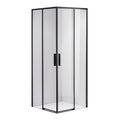 KABINA PRYSZNICOWA KWADRATOWA SUPER SLIM NOVA CZARNA 90x90 CM 6 MM NOVA-BL-90X90