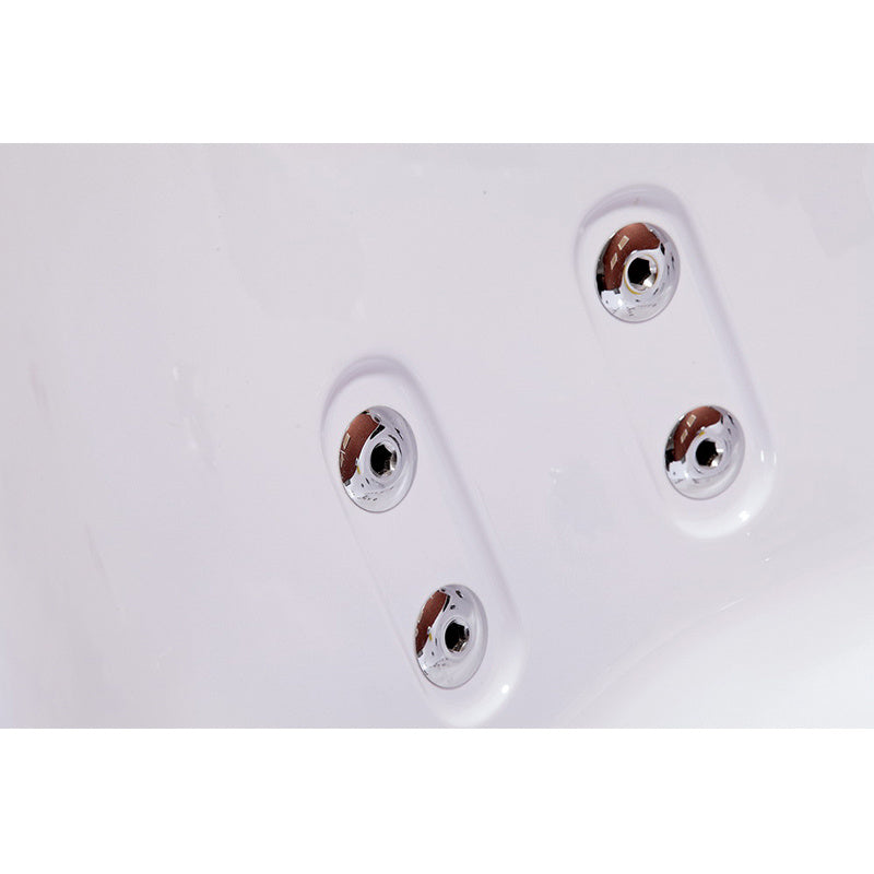 WANNA Z HYDROMASAŻEM TIGA 604 BIAŁA 152x152 CM TIGA-604-152