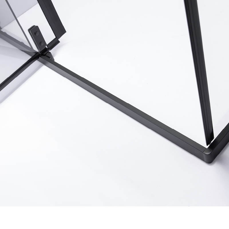 KABINA PRYSZNICOWA PROSTOKĄTNA BS16A CZARNA 100x90 CM BS16A-100X90