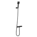 BATERIA WANNOWA ŚCIENNA PRYSZNICOWA ZESTAW Z TERMOSTATEM T202B-BL CZARNA T202B-BL