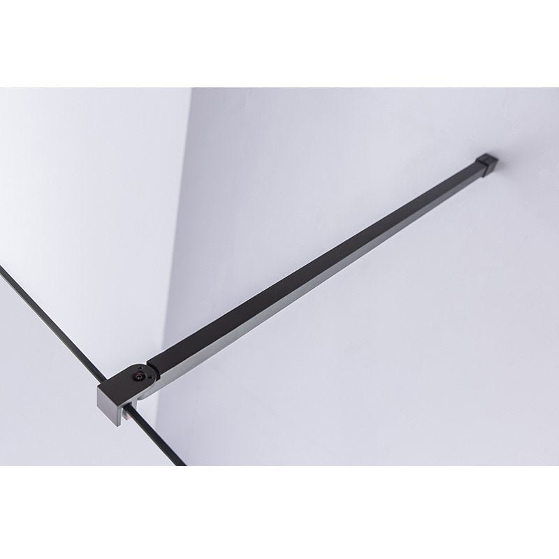 ŚCIANKA PRYSZNICOWA SH07C CZARNA 90 CM 8 MM SH07C-BL-90
