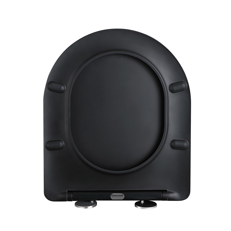 MISKA WC WISZĄCA RIMLESS MIZU-BL-RIM-03 CZARNA DESKA WOLNOOPADAJĄCA DUROPLAST MIZU-BL-RIM-03