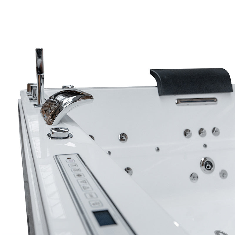 WANNA Z HYDROMASAŻEM KALAMBO 914 Z OBUDOWĄ CZARNA 190x150 CM KALAMBO-914-BL+OBUD