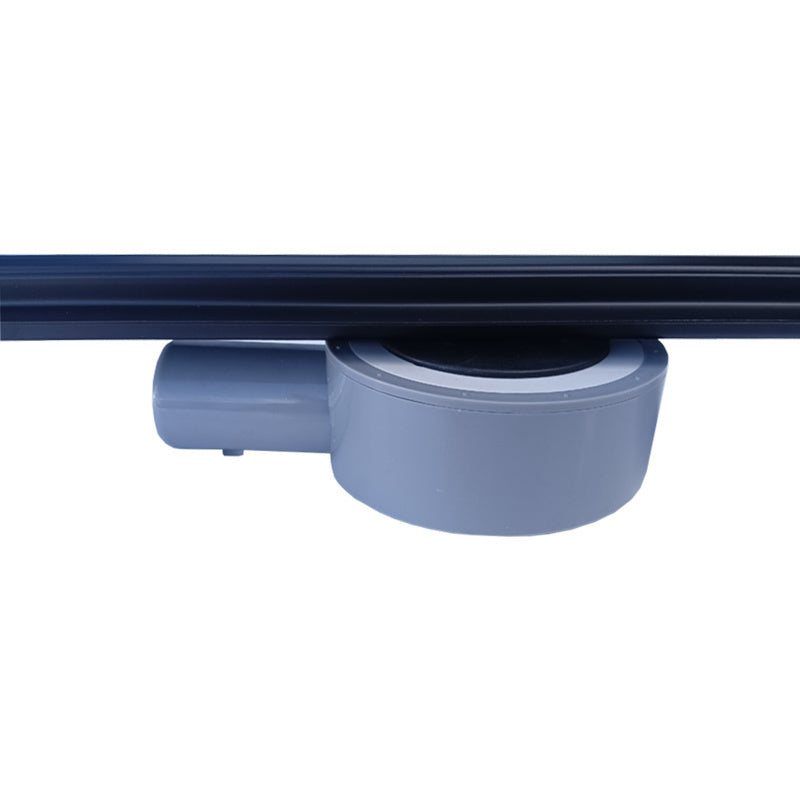 ODPŁYW LINIOWY DL03 360 OBROTOWY SLIM 90 CM CZARNY SYFON DL03-SLIM-BL90