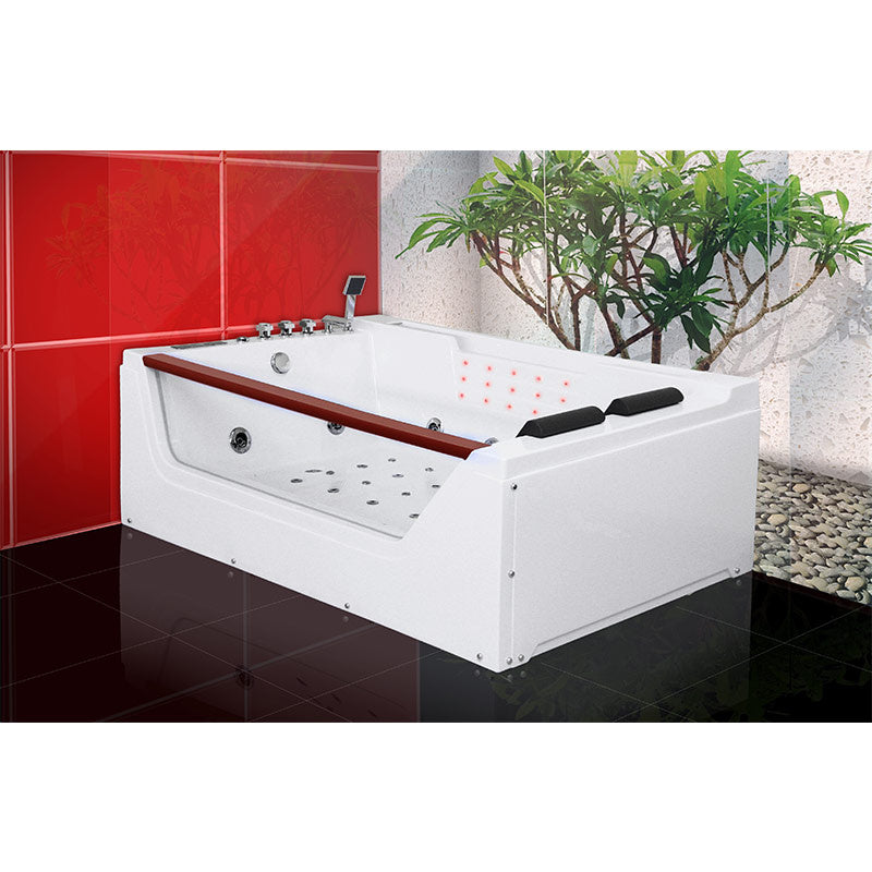 WANNA Z HYDROMASAŻEM IMPERIA 610H BIAŁA 180x120 CM IMPERIA-610H-180X120