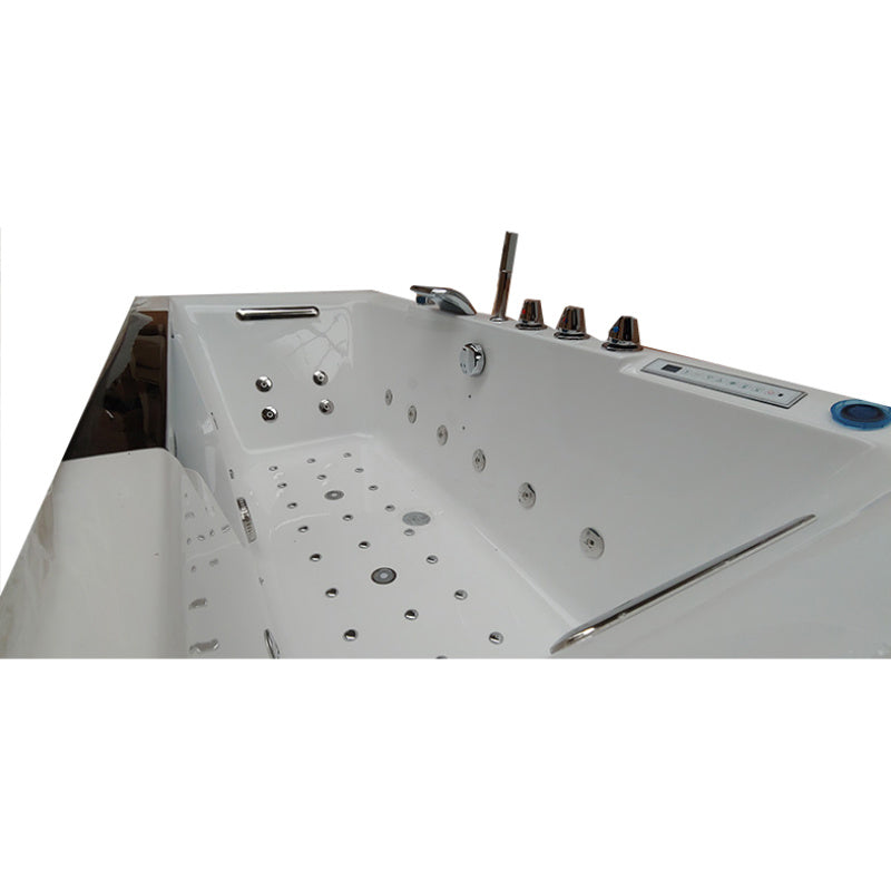WANNA Z HYDROMASAŻEM Z PODGRZEWACZEM CARINA 938 BIAŁA 182x82 CM CARINA-938-182X82