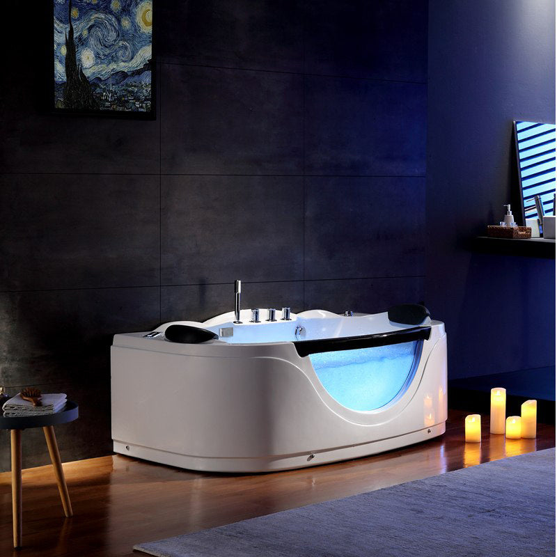 WANNA Z HYDROMASAŻEM PARMA 924 160x88 CM PARMA-924-160X88